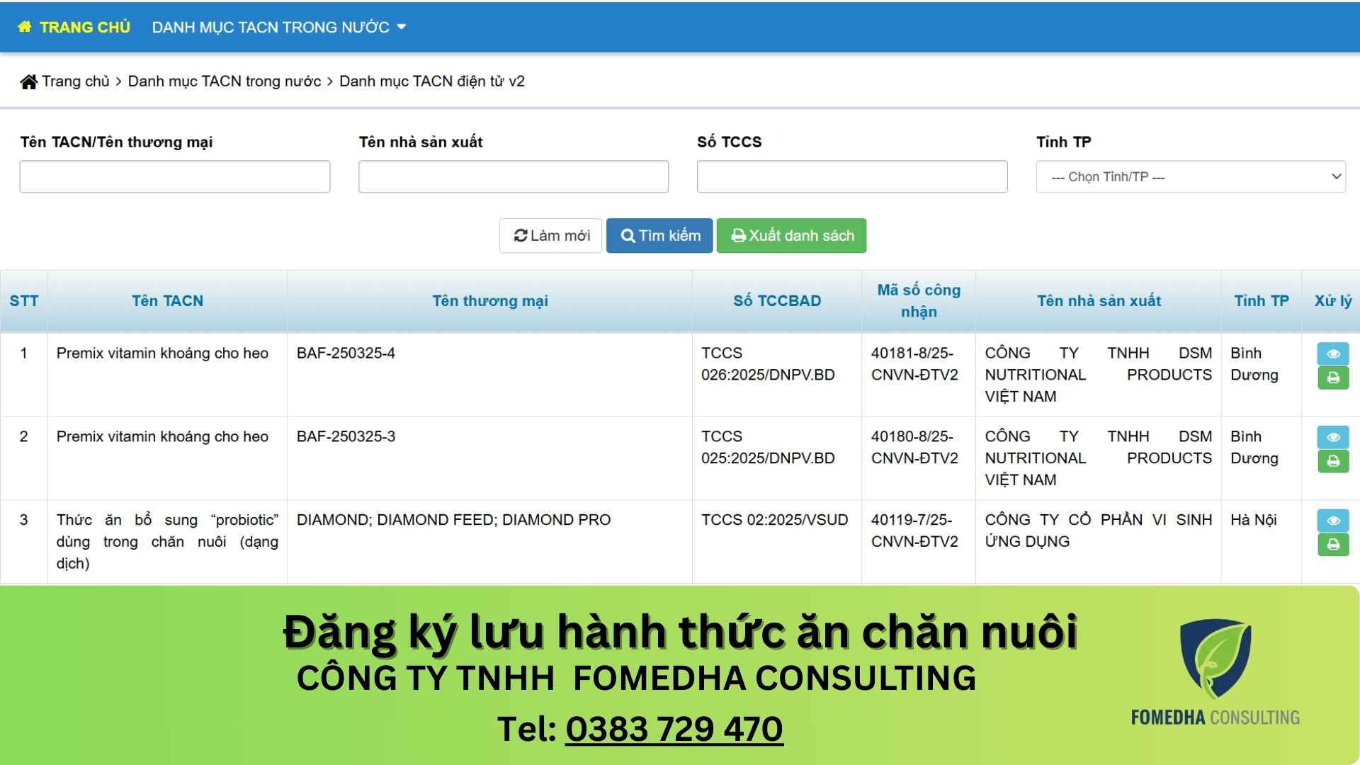 Đăng ký lưu hành thức ăn chăn nuôi là điều bắt buộc trước khi lưu thông sản phẩm