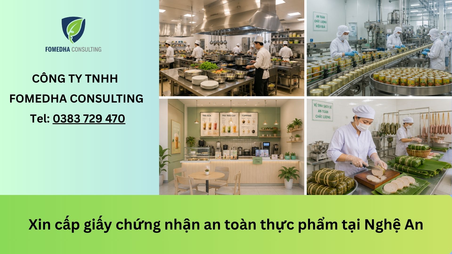 Cơ sở sản xuất, sơ chế chế biến thực phẩm, nhà hàng, quán ăn cần xin giấy chứng nhận đủ điều kiện an toàn thực phẩm